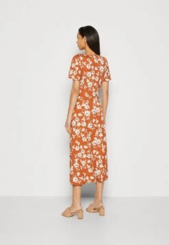 Anna Field Jerseyjurk - Brown/White -Anna Field Boutique 95d478909b224bc8bbc2c314c81dfcc4