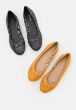 Anna Field 2 Pack - Ballerina'S - Black/Yellow -Anna Field Boutique 968728e0655e48c7929c2ffe25b98061