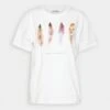 Anna Field T-Shirt Print - White -Anna Field Boutique a057192ce1e04573b5d94befd2a7ff14