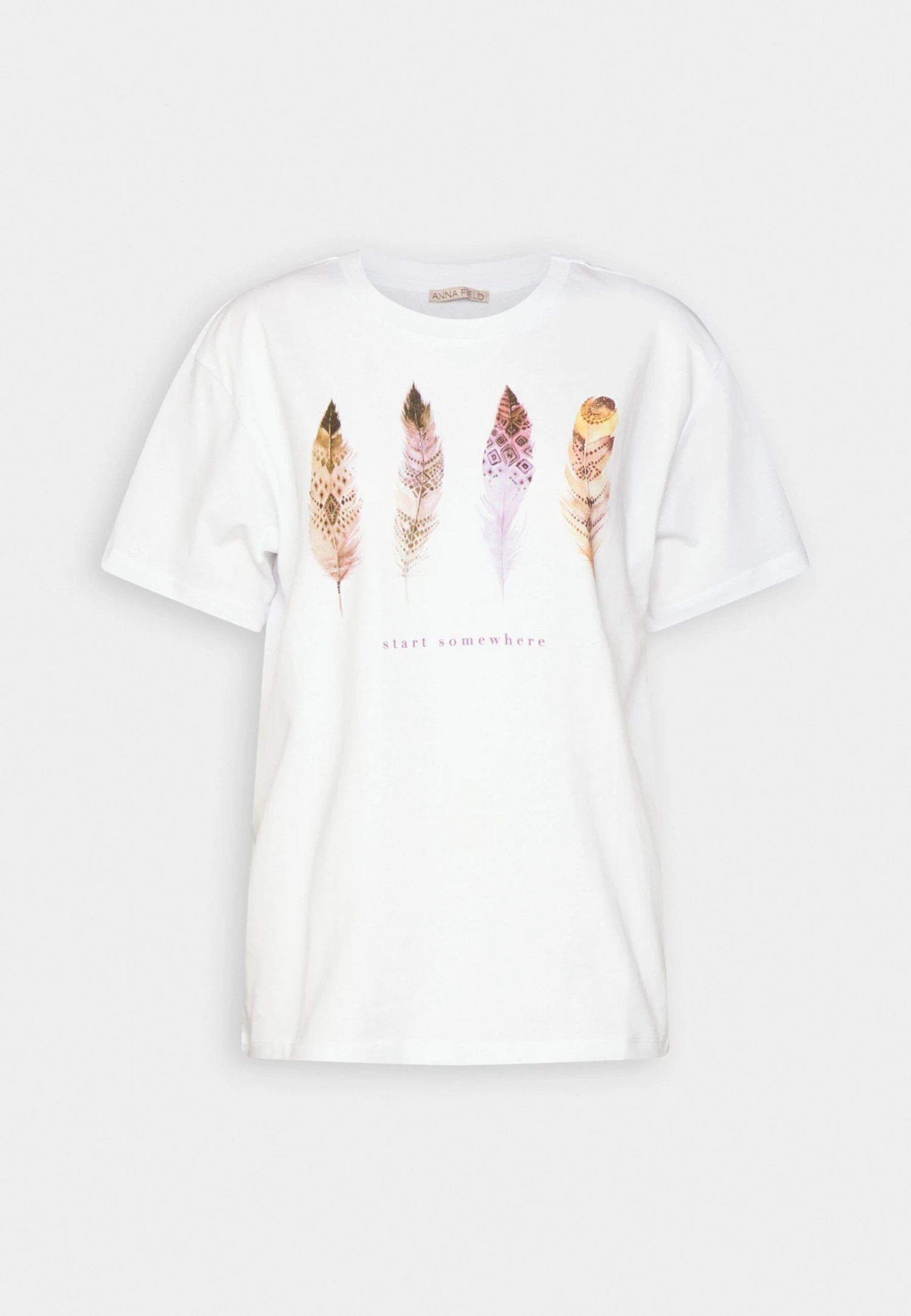 Anna Field T-Shirt Print - White 3 Anna Field T-Shirt Print - White