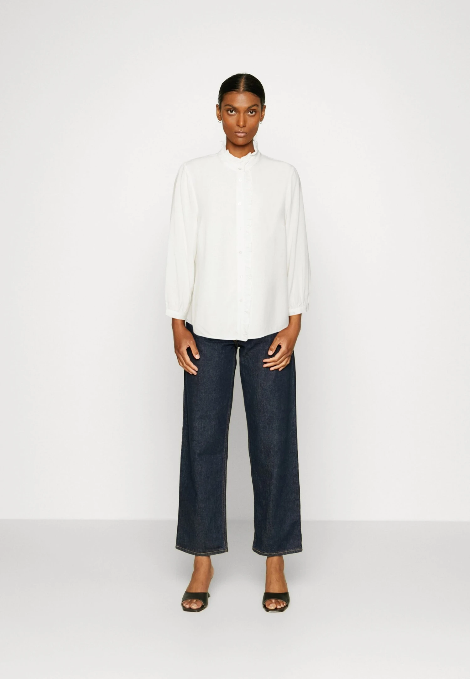 Anna Field Overhemdblouse -Off-White 4 Anna Field Overhemdblouse -Off-White - Afbeelding 2