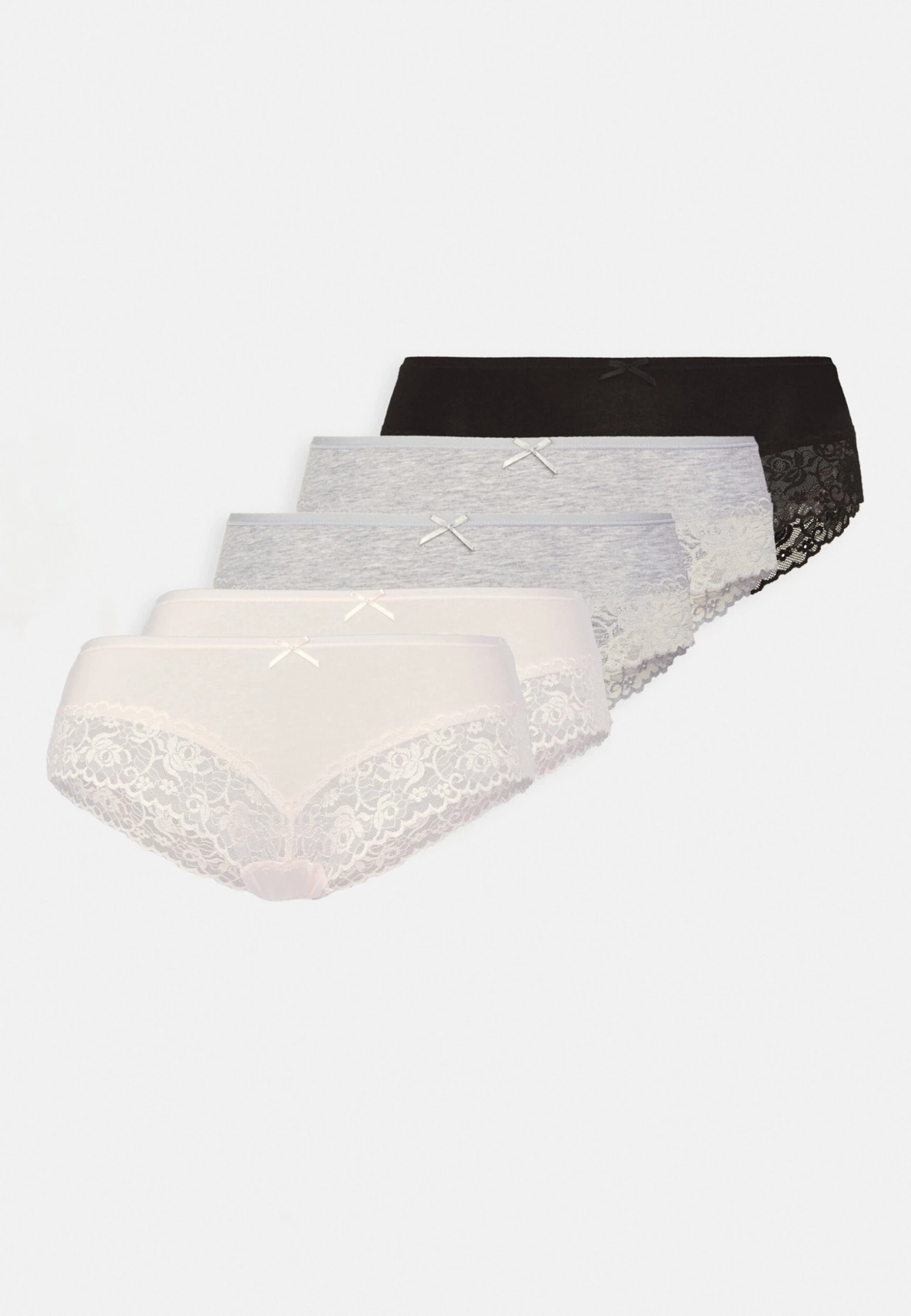 Anna Field 5 Pack - Slip - Grey/Pink 3 Anna Field 5 Pack - Slip - Grey/Pink