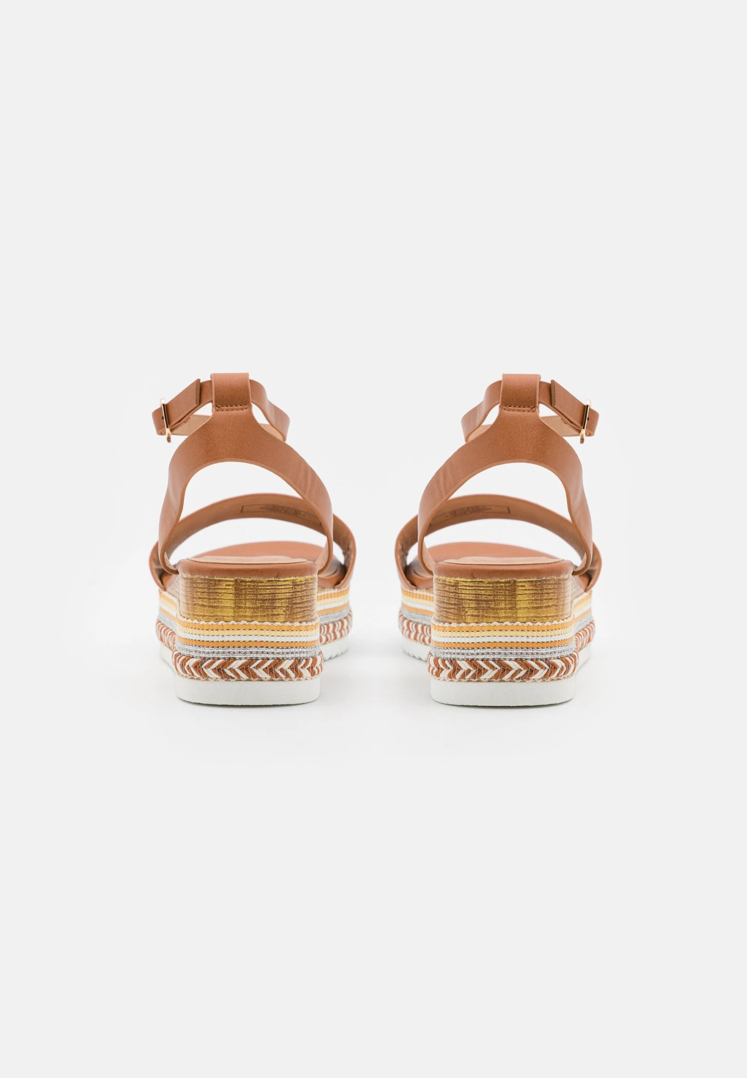 Anna Field Sandalen Met Plateauzool - Cognac 6 Anna Field Sandalen Met Plateauzool - Cognac - Afbeelding 4