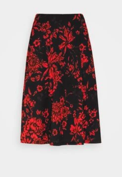 Anna Field A-Lijn Rok - Red/Black -Anna Field Boutique a86b6bea8def472097785dd89947549c