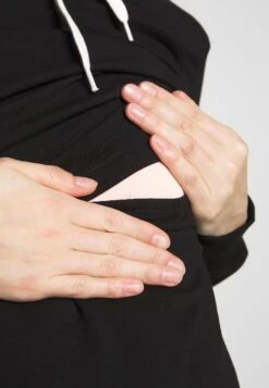 Nursing - Sweatshirt - Hoodie - Black -Anna Field Boutique aa89e73f460e42c3a7069b7af50865b3