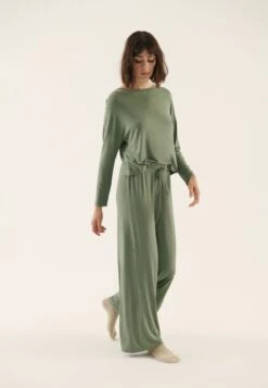 Anna Field Wide Leg - Pyjama - Khaki -Anna Field Boutique b0582ddda7cb423eabcd79a9b5e373dc