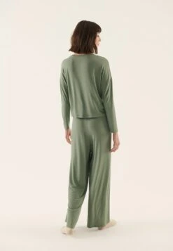 Anna Field Wide Leg - Pyjama - Khaki -Anna Field Boutique b221e0d411444a8fbb6c134598d86d40