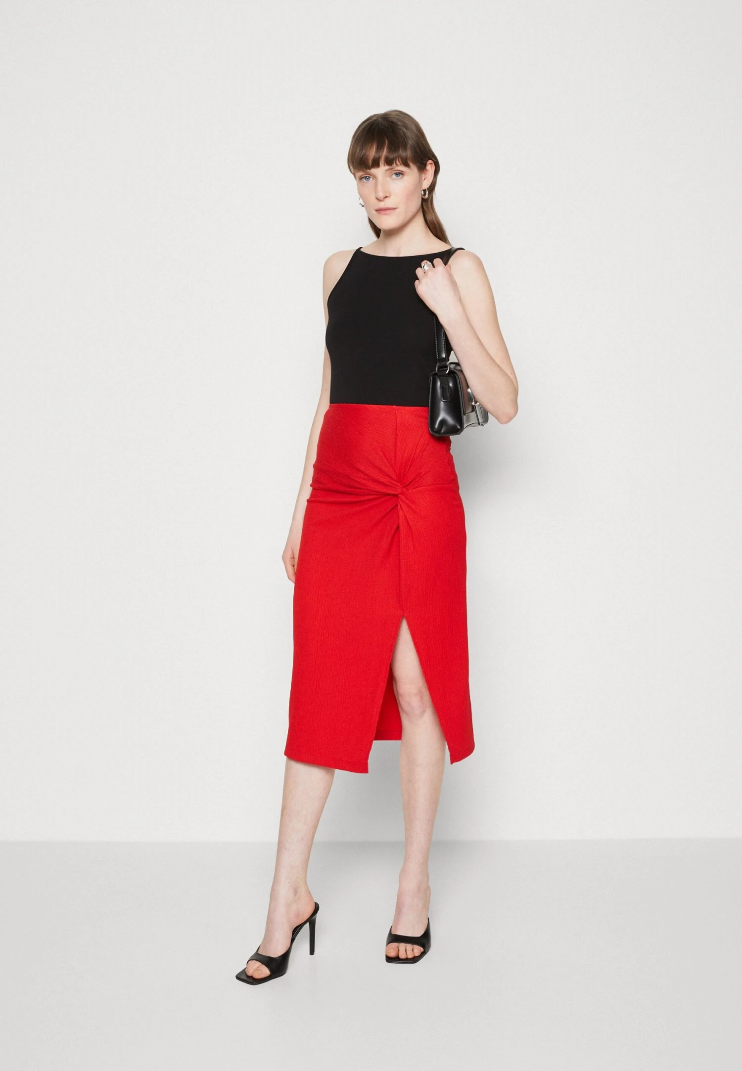 Anna Field Kokerrok - Red 4 Anna Field Kokerrok - Red - Afbeelding 2