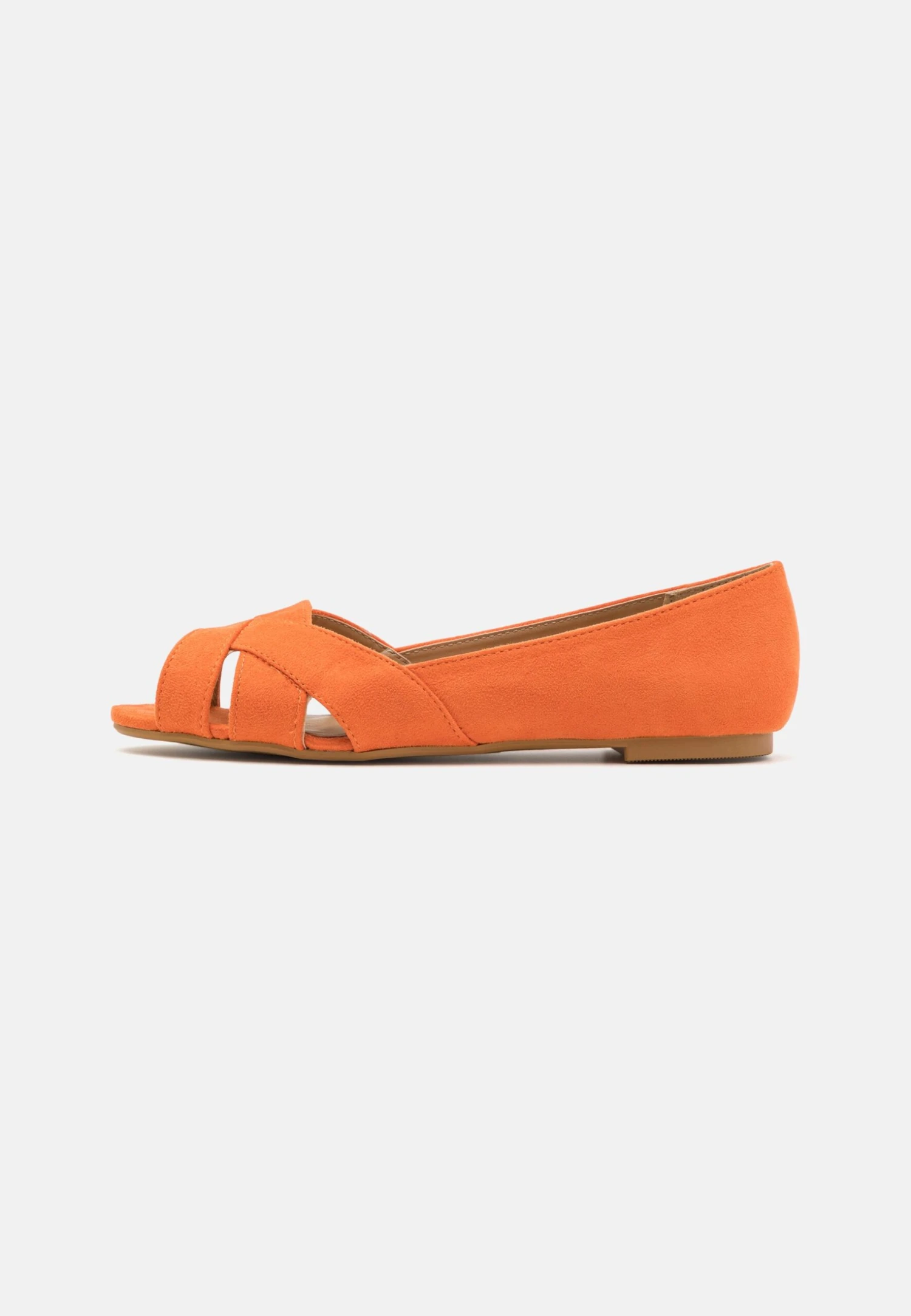 Anna Field Peeptoe Ballerina'S - Orange 4 Anna Field Peeptoe Ballerina'S - Orange - Afbeelding 2