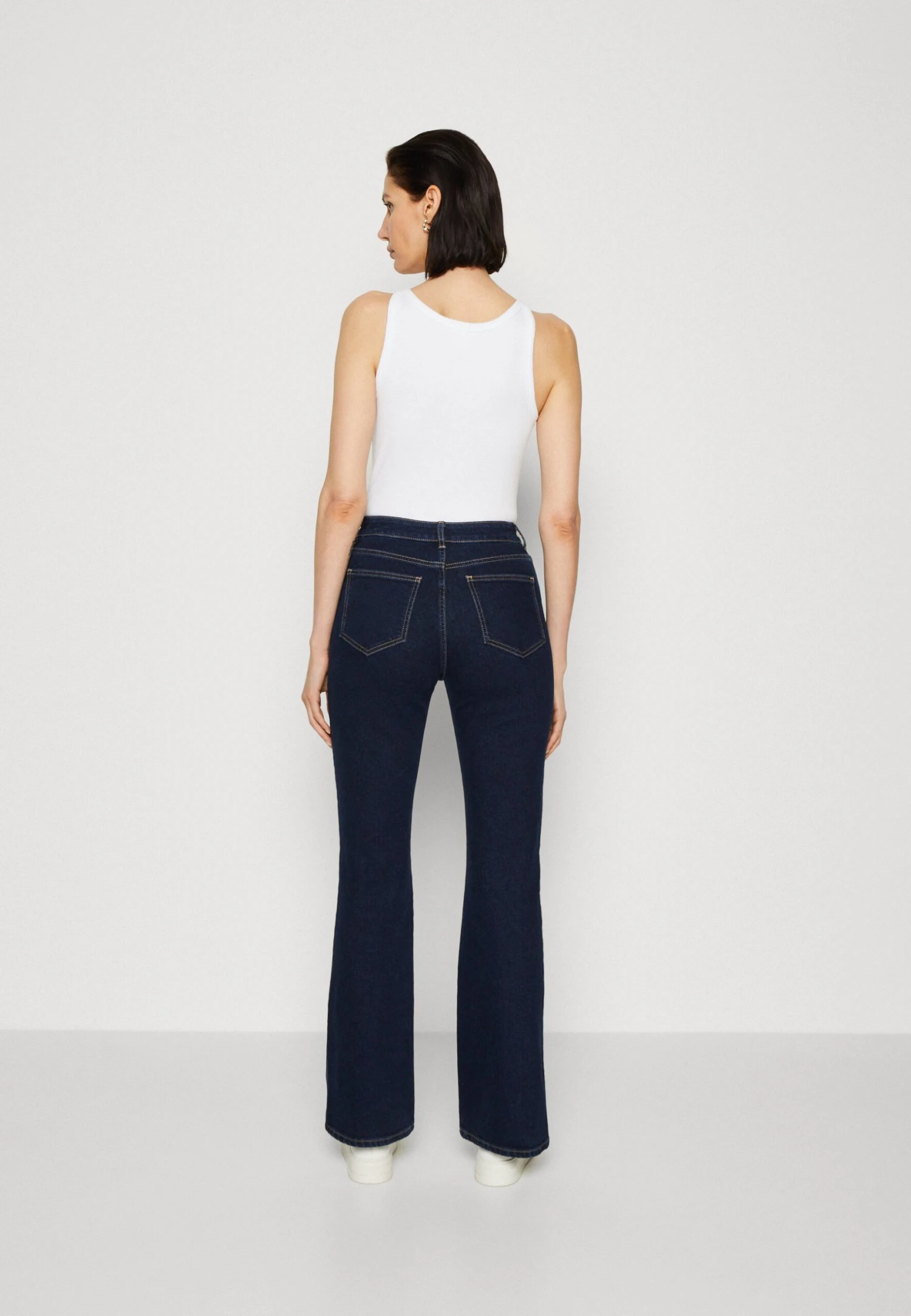 Anna Field Flared Jeans - Dark Blue 5 Anna Field Flared Jeans - Dark Blue - Afbeelding 3