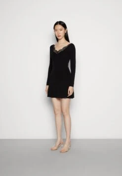 Anna Field Gebreide Jurk - Black