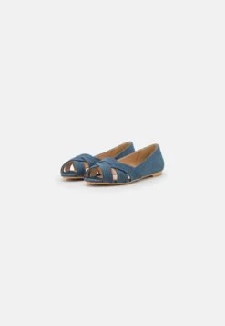 Anna Field Peeptoe Ballerina'S - Blue -Anna Field Boutique c7a245983ebc43078476d8d57cfe5d2a