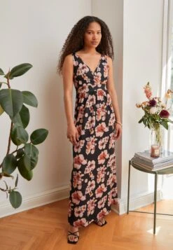 Anna Field Maxi-Jurk - Black/Pink/Multicoloured -Anna Field Boutique c83ae6d75fa248c38b58629a64d995c9