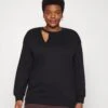 Cut Out Neck Fit - Sweater -Black -Anna Field Boutique cb6b8a340b5c40cc8c5c277ff440297b