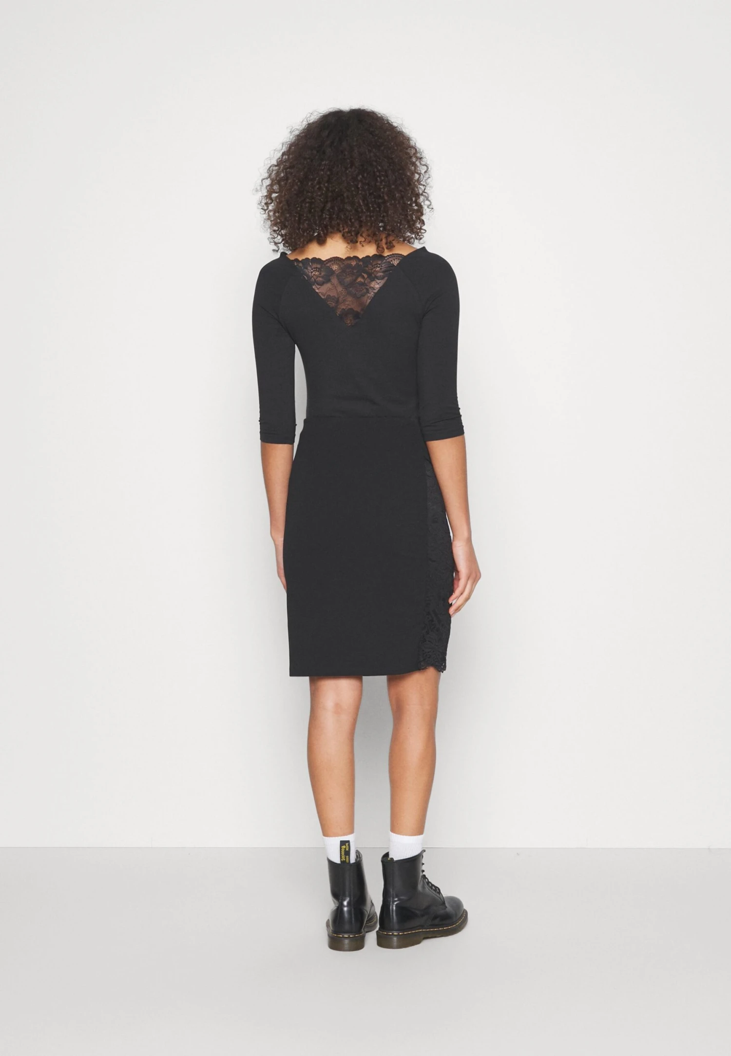 Panel Asymmetric Skirt - Minirok - Black 5 Panel Asymmetric Skirt - Minirok - Black - Afbeelding 3