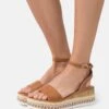 Anna Field Sandalen Met Plateauzool - Cognac