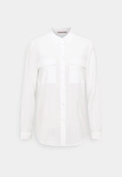 Anna Field Basic Blouse With Front Pockets - Overhemdblouse - Offwhite -Anna Field Boutique de3c89d9a03c44d697e93a88152dd3de