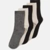 Anna Field 5 Pack - Sokken - Beige/Black/Grey -Anna Field Boutique dea7449edcb441f7b7474480476e34b4