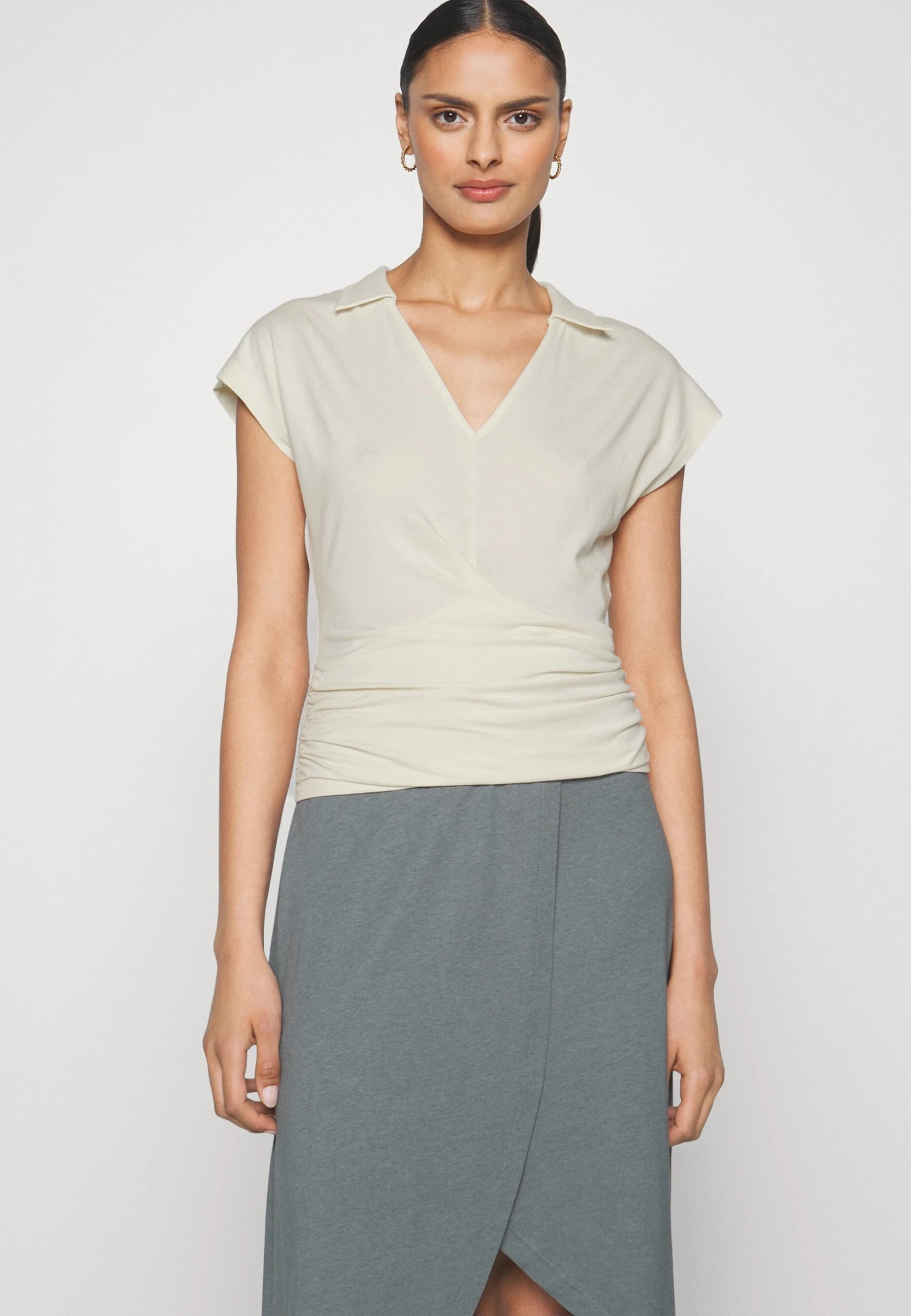 Anna Field Wrap Blouse- Blouse - Offwhite 8 Anna Field Wrap Blouse- Blouse - Offwhite - Afbeelding 6