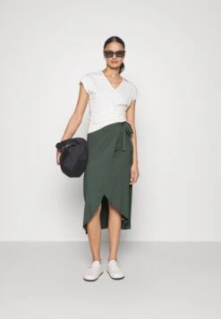 Anna Field Basic Wrap Over Midi Skirt- A-Lijn Rok - Light Green -Anna Field Boutique e40832c32b004b66b62ac2c01330790c