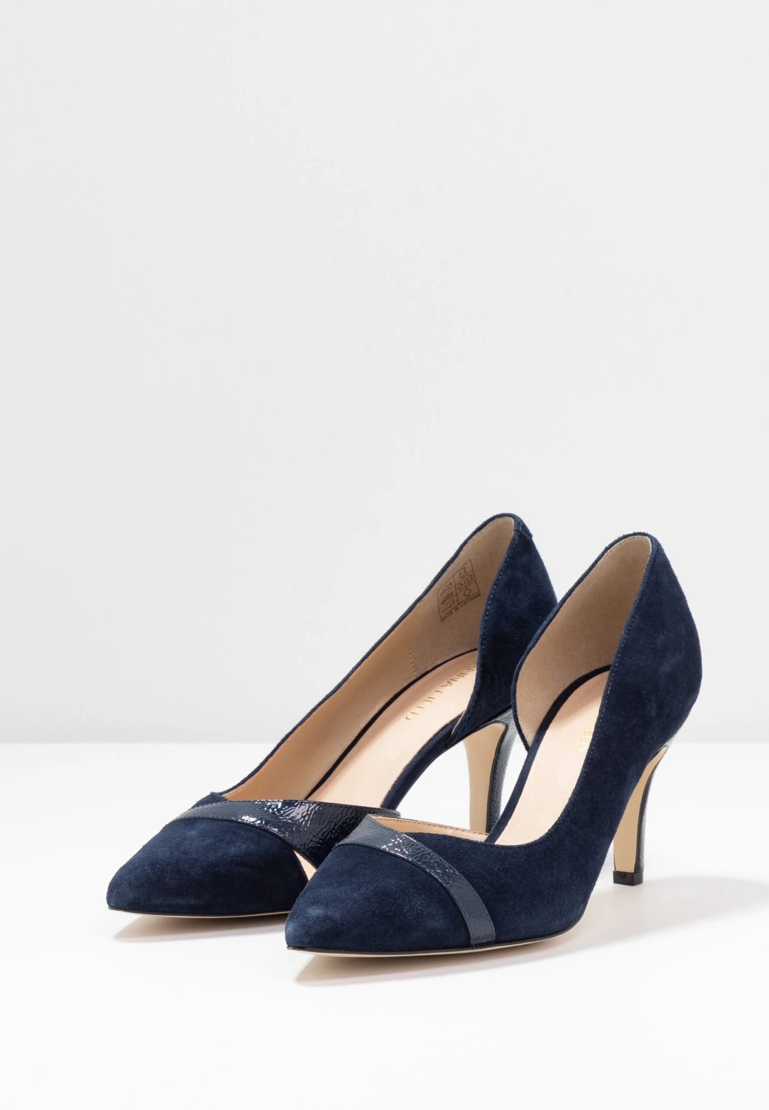 Leather - Klassieke Pumps - Dark Blue 7 Leather - Klassieke Pumps - Dark Blue - Afbeelding 5