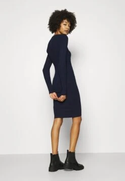 Anna Field Crew Ausschnitt Ripp Top Bodycon Mini Strickkleid - Etui-Jurk - Dark Blue 11 Anna Field Crew Ausschnitt Ripp Top Bodycon Mini Strickkleid - Etui-Jurk - Dark Blue -Anna Field Boutique e7dfe52813234273b4b0154b82da9016