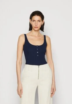 Anna Field Top - Dark Blue