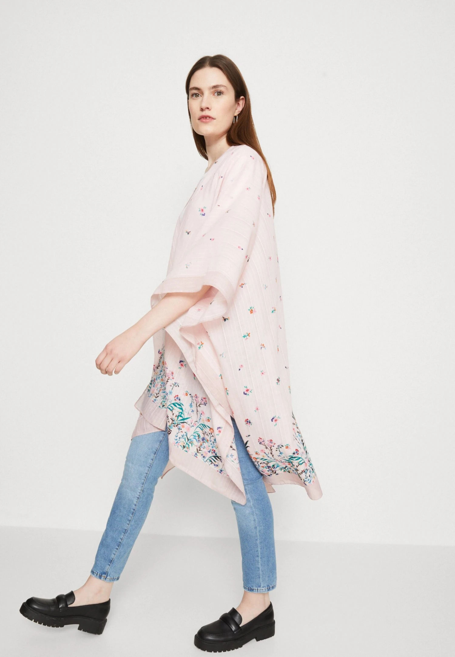 Anna Field Poncho - Pink 6 Anna Field Poncho - Pink - Afbeelding 4