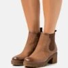 Anna Field Leather Winter Boot - Korte Laarzen - Brown -Anna Field Boutique f001cb0f6fab461ab721f08dcf21c147