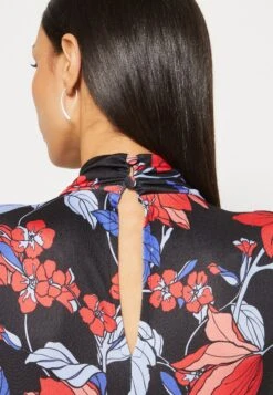 Anna Field Jerseyjurk - Black/Red/Blue -Anna Field Boutique f05e7032bfc34bed9844e5adec1a281b