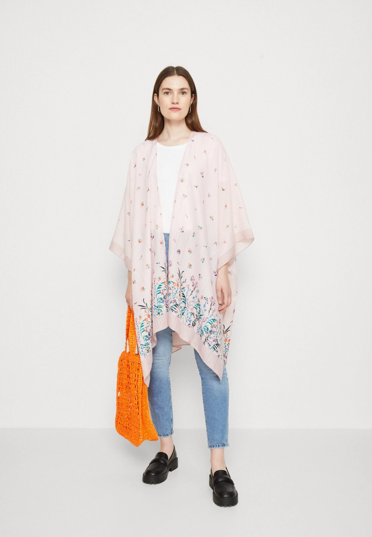 Anna Field Poncho - Pink 4 Anna Field Poncho - Pink - Afbeelding 2