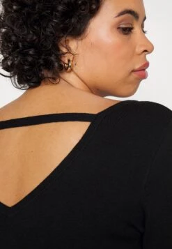 Offener Rücken Mini Strickkleid - Etui-Jurk - Black -Anna Field Boutique ff65eb4bbadf4602bc1dd60c7dff3a40